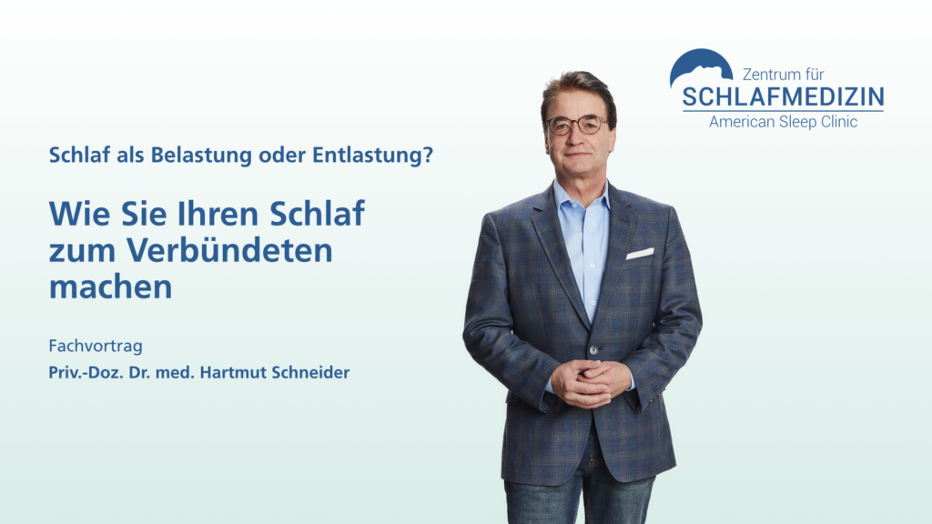 1 Schlaf als Belastung oder Entlastung Dr. Hartmut Schneider